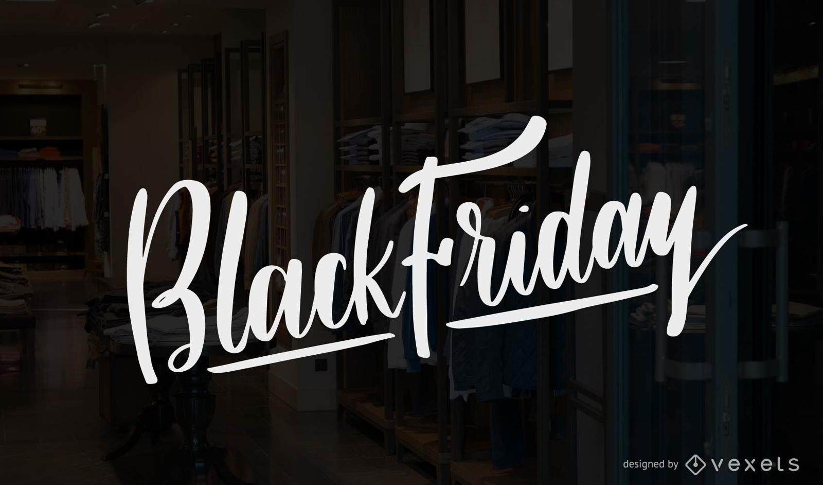 Vetor de letras Black Friday