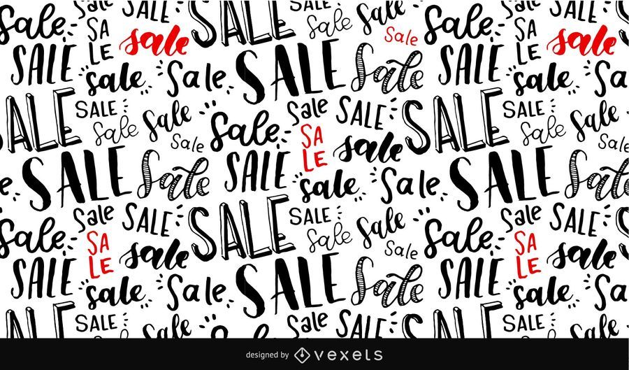 Sale lettering seamless pattern Sale lettering seamless pattern