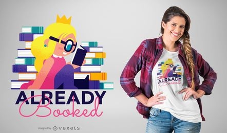 Nerd Princess T-shirt Design