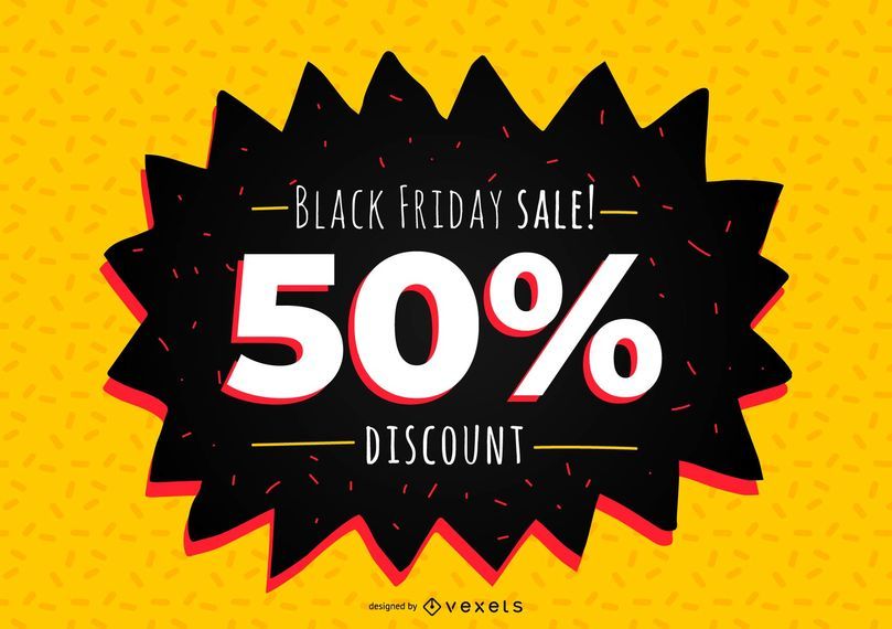 Black Friday Discount Banner Design Black Friday Discount Banner Design
