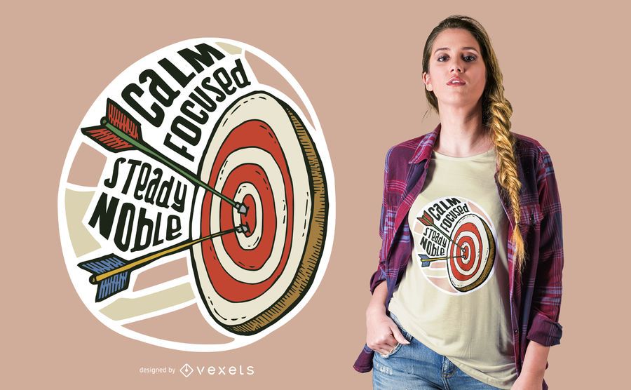 Diseño de camiseta Archery Target Diseño de camiseta Archery Target