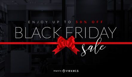Black Friday Sale Bow Design Black Friday Sale Bow Design