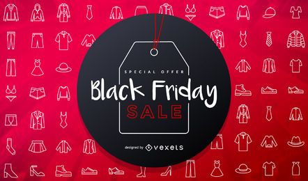 Black Friday Sale Sticker Design Black Friday Sale Sticker Design