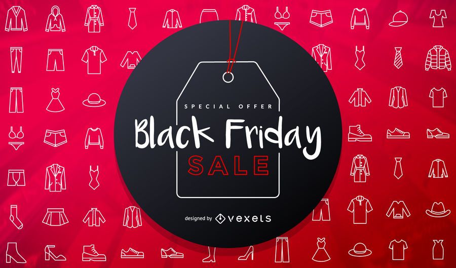 Black Friday Sale Sticker Design Black Friday Sale Sticker Design