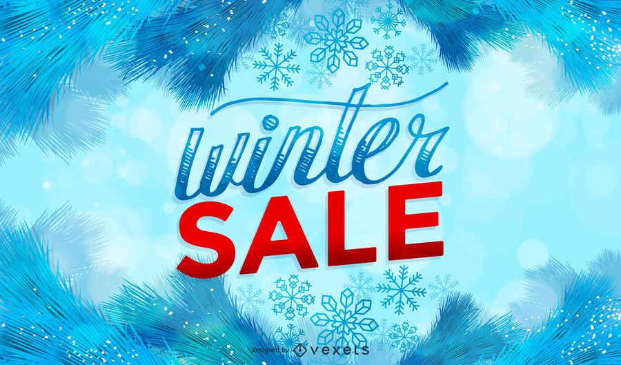 Frosty Winter Sale Design Frosty Winter Sale Design