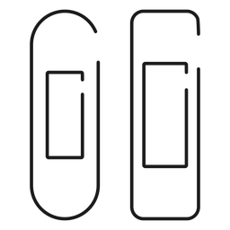Iconos de baño de icono de trazo de vendaje adhesivo Diseño PNG