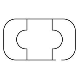 Icono de trazo de jabón de baño Diseño PNG