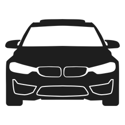 Vorderansichtschattenbild Bmw Autos Transparente Png Svg Vektor