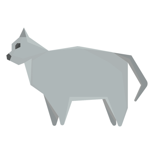 British shorthair cat geometric illustration PNG Design