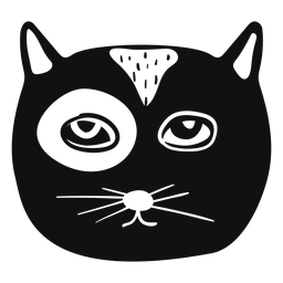 Cat hand drawn avatar PNG Design Transparent PNG