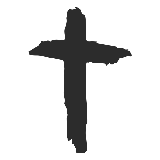 Christliches Kreuz Hand gezeichnete Ikone - Transparenter PNG und SVG