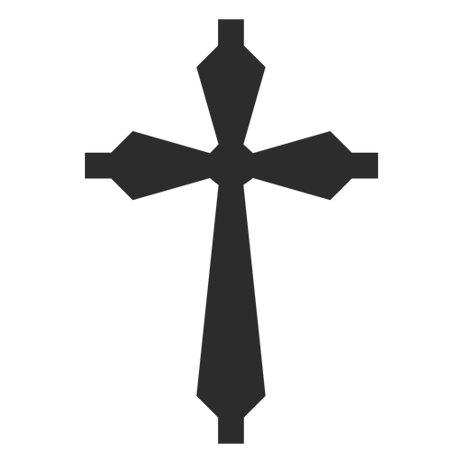 Elemento de religión cruz cristiana Diseño PNG