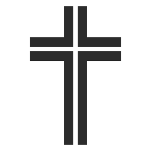 Christliches Kreuzreligionssymbol PNG-Design