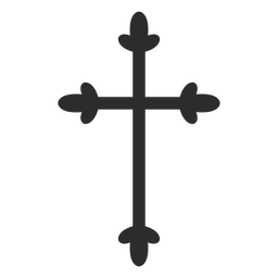 Elemento religioso cruz cristiana Diseño PNG