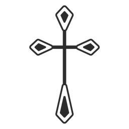 Christian cross religious icon