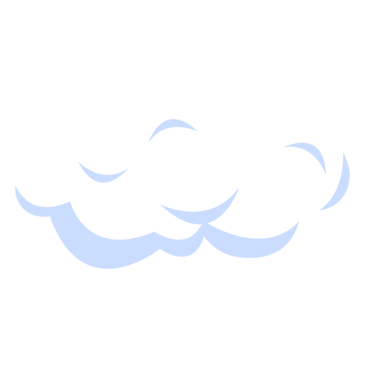 Abbildung der Wolkenprognose PNG-Design