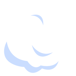 Ilustración de meteorología de nubes Diseño PNG