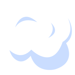 Ilustración de pronóstico del tiempo en la nube Diseño PNG