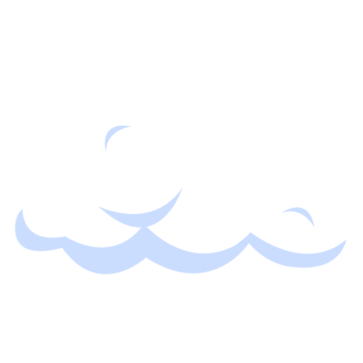 Wolkenwetterillustration PNG-Design