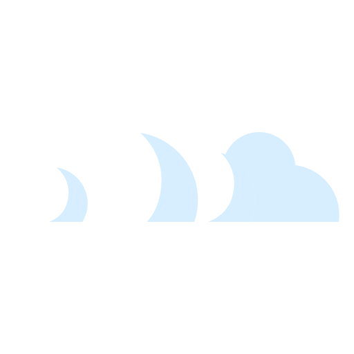 Icono de nubes Diseño PNG