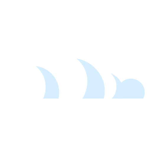 Wolkenmeteorologie-Symbol PNG-Design
