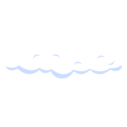 Cloudy forecast illustration PNG Design