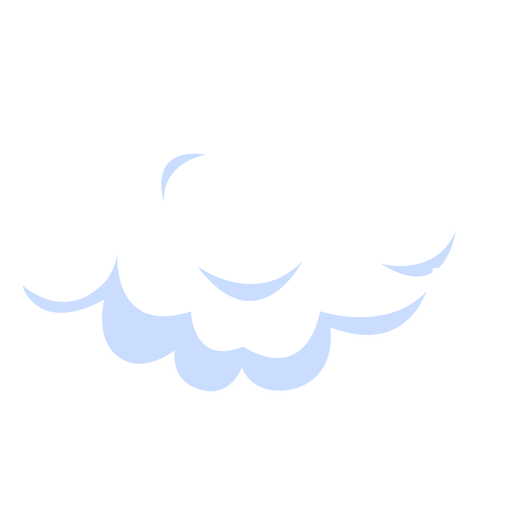 Cloudy sky illustration PNG Design