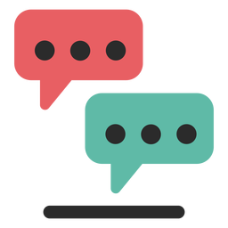 Bolhas de conversa ícone de contato Bolhas de conversa ícone de contato