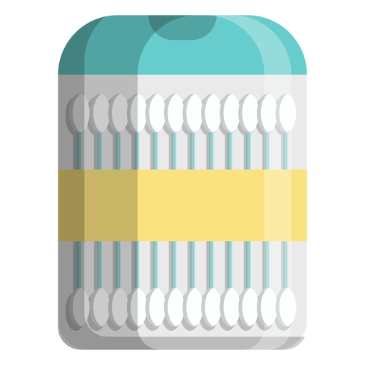 Cotton swabs travel size icon PNG Design