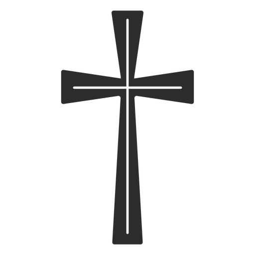 Cruz icono de religi?n Diseño PNG