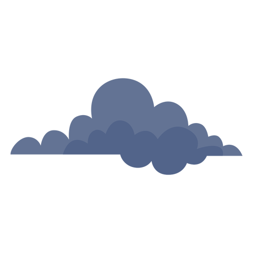Dunkles Wolkensymbol PNG-Design