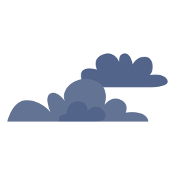 Ícone de nuvens escuras Desenho PNG