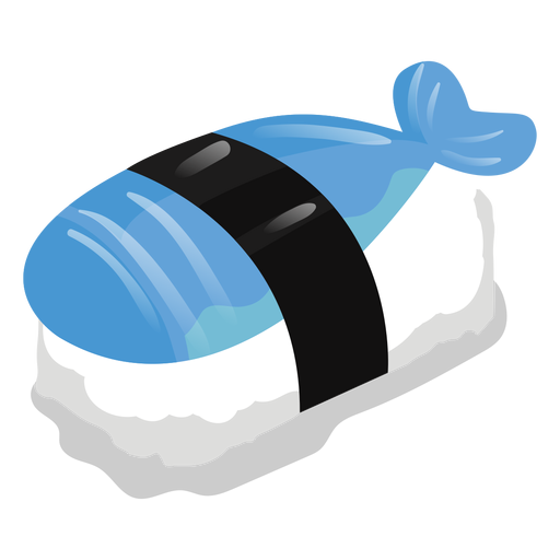 Icono de sushi de pescado Diseño PNG