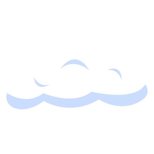 Ilustración de nube de pronóstico Diseño PNG