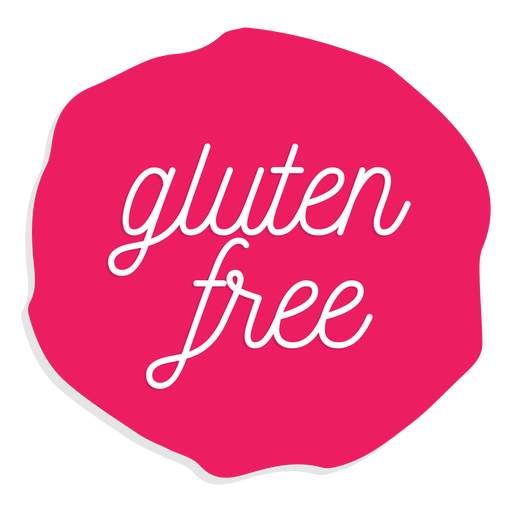 Gluten free circle sign PNG Design