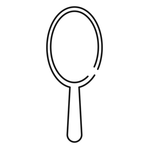 Icono de trazo de cepillo de pelo Diseño PNG