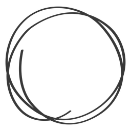 Download Hand drawn circle scribble - Transparent PNG & SVG vector file