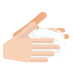 Hands washing icon PNG Design