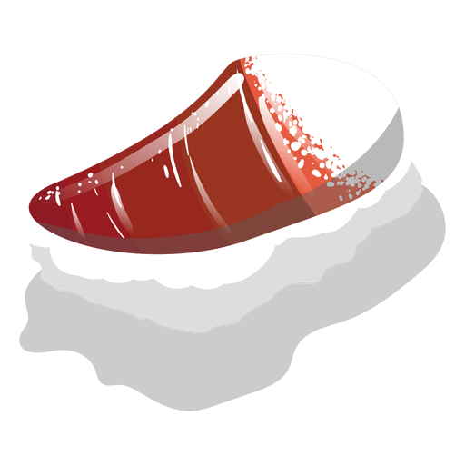 Hokkigai surf clam sushi icon PNG Design