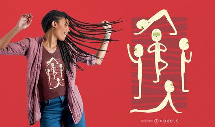 Mummy yoga t-shirt design Mummy yoga t-shirt design