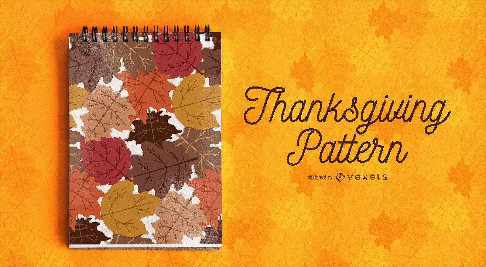 Thanksgiving leaves pattern