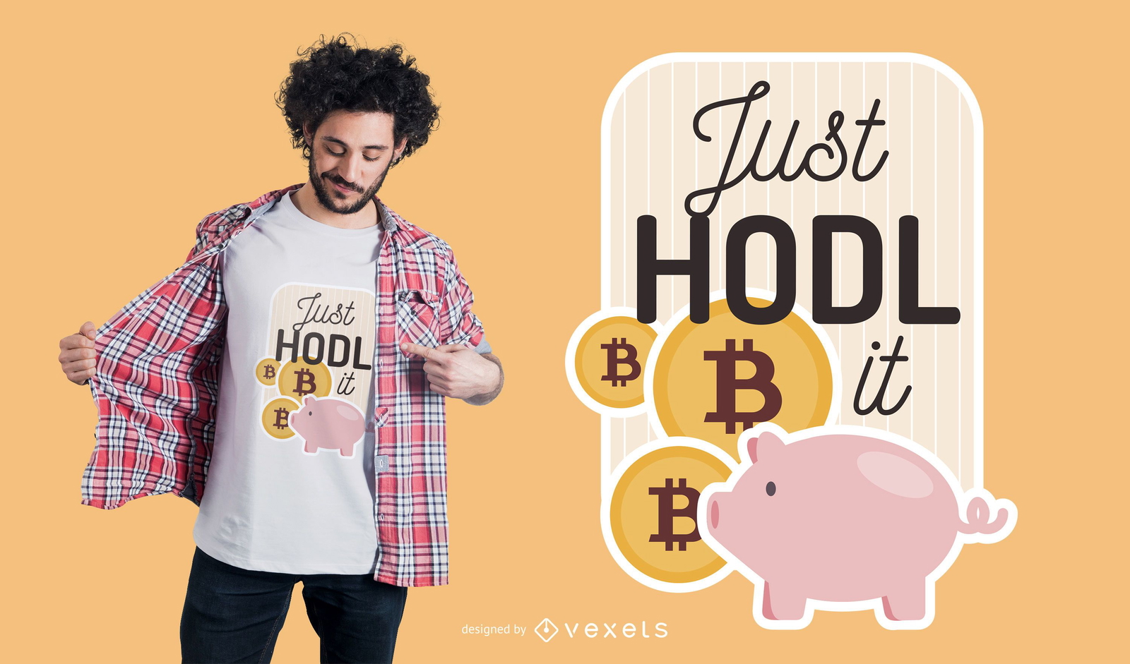 Solo HODL es diseño de camiseta