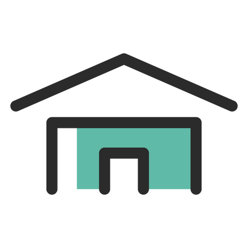 Home address contact icon PNG Design