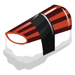 Kani crab sushi icon PNG Design