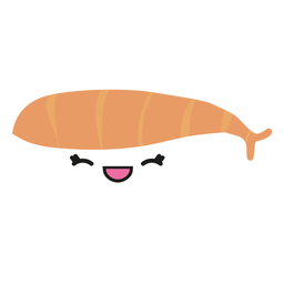 Icono de sushi Kawaii cara bajo Icono de sushi Kawaii cara bajo