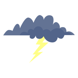 Icono de nube de tormenta de rayos Icono de nube de tormenta de rayos
