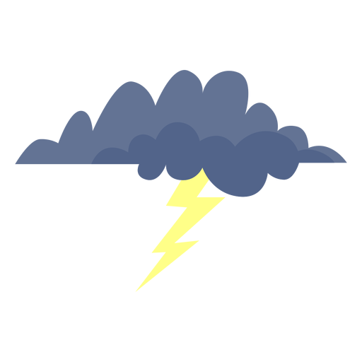 Icono de nube de tormenta de rel?mpagos