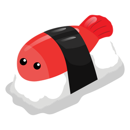 Nigiri Sushi-Ikone PNG-Design