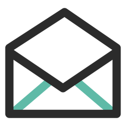 Abrir ícone de contato de e-mail Desenho PNG Transparent PNG