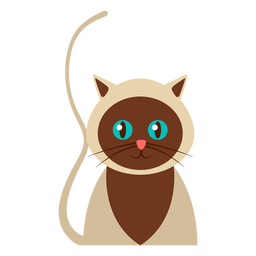 Pet cat avatar PNG Design